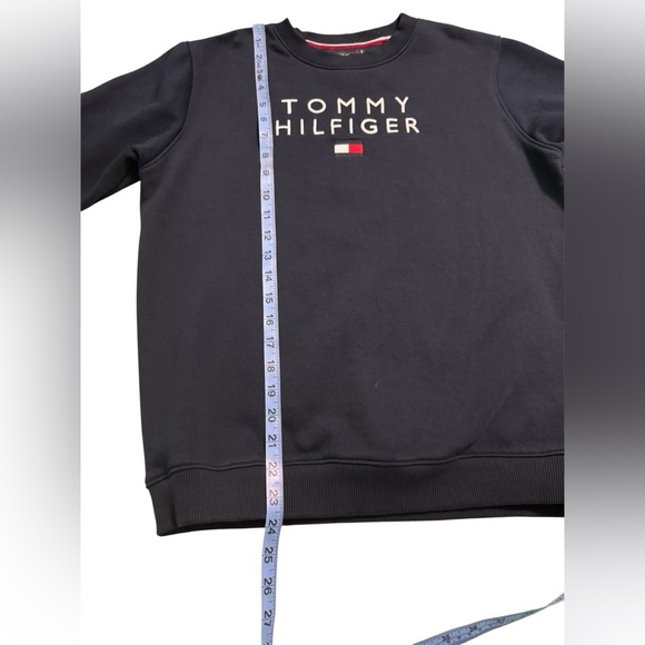 Tommy Hilfiger Blue Sweatshirt Classic Crew Neck - Picture 5 of 7